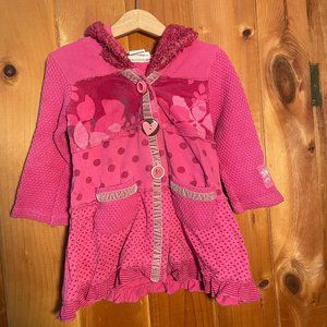 Naartjie 2T Pink 100% cotton Pink Jacket